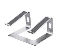 Fuhjythy Aluminum Stand for Portable Laptop Stand Desktop Stand Easy to Use Silver