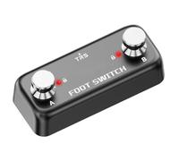 Fuhjythy Amplifier External Foot Switch Audio DUAL SWITCH Double Switch Double Pedal Momentary Switch