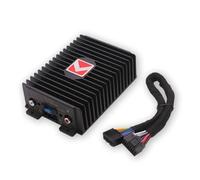 Fuhjythy Android Navigation Amplifier Box Professional Car Stereo Audio 4x80W High Power Sound Upgrade HiFi Amplifier, Easy to Use Fine Workmanship