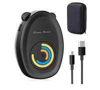 Fuhjythy Anti-Sleep Mouse Mover Awakening Artifact Jiggler Mouse Automatic Simulator Computer with ON/Off Switch for Laptop