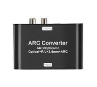 Fuhjythy ARC Audio Extractor 192Khz -Compatible ARC Converter Digital Optical SPDIF to L/R Coaxial SPDIF 3.5mm Converter Easy Install Easy to Use