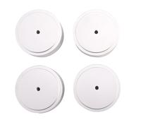 Fuhjythy Audio Isolation Feet Aluminum Amplifier Feet 58x22MM Turntable Isolation Pad for Audio,Speakers,Amplifier,(Silver)