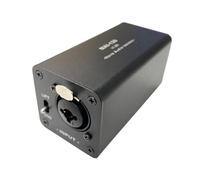 Fuhjythy Audio Isolator Noise Reduction,Eliminates Current Noise,DI Grounding Box,6.5 XLR Mixer Audio Isolator, MAI-130 Mono Easy Install