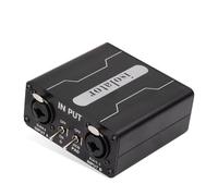 Fuhjythy Audio Signal Isolator Ground Loop Noise Isolator XLR Mixer Audio Isolator Current Sound Noise Filter