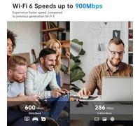 Fuhjythy AX900 USB WiFi 6 Bluetooth 5.4 Adapter 2 in 1 Dongle Dual Band 2.4G 5GHz Network Wireless Receiver Free Driver