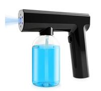 Fuhjythy Barber Water Mister Wireless Electric Mister Water Steam Mist Disinfection Garden Mist Tool Black