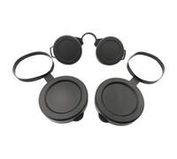 Fuhjythy Binoculars Protective Rubber Objective Lens Caps Binocular Eyepiece Lens Cover Telescope Cover Lens Protection A