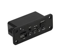 Fuhjythy Bluetooth 5.0 MP3 Decoder Board Module 2 x 3W Speaker Car FM Radio Module 5V Support Recording Call Handsfree Function