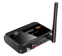 Fuhjythy Bluetooth 5.3 Digital Display Bluetooth Receiver Fiber Optic Coaxial Adapter Supports U Disk MP3 Player