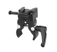 Fuhjythy Camera Super Clamp with Universal V-Lock Mount Quick Release Adapter for DSLR Camera Battery Photo Studio Accessory