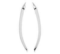 Fuhjythy Car Chrome Rear Fog Light Tail Lamp Eyelid Cover Trim for XC90 2016-2020 Car Accessories