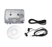 Fuhjythy Cassette Player Tape to MP3 Audio Music Converter USB Capture for Laptop and Personal Computers