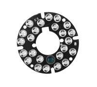 Fuhjythy CCTV Camera 10Mil 90 Degree Red 5mm 24 LED Bulb IR Infrared Lamp Board