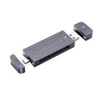 Fuhjythy CFast SD Card Reader USB 3.2 to &TF External Memory OTG Adapter for Mobile Phone Computer Camera 10Gbps