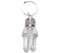 Fuhjythy Change Color Portable U Shape LED Bulb Keychain Light Lamp Torch Keyring Rainbow White