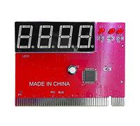 Fuhjythy Computer PCI Test Card Motherboard LED 4-Digit Diagnostic Tester Debug Card PC Analyzer