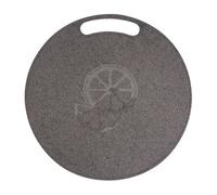 Fuhjythy Cutting Board Plastic Kitchen Cutting Board Round Baking Board Fruit Vegetable Cutting Board with Handles 31cm