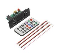 Fuhjythy DC 5V MP3 Player 2x5W Amplifier Bluetooth MP3 Decoder Board Car Music Player FM Radio Handsfree Call Record Module