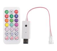 Fuhjythy DC5V SP620E USB Bluetooth Music Pixel Controller Accessory Component Remote for WS2812 RGB Led Strip Light Tape