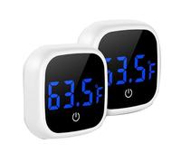 Fuhjythy Digital Aquarium Thermometer Touch Screen Fish Tank Thermometer with LED Display