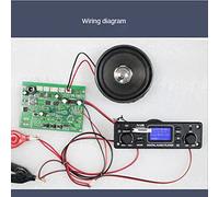 Fuhjythy Digital Audio Player Bluetooth MP3 Player Music Player Decoder Board 128X64 DOTS LCD USB SD BT FM Music Player Module TPM119B