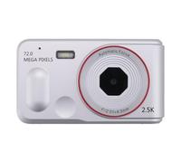 Fuhjythy Digital Camera 16x Digtal Zoom Auto Focus 2.5K HD 72MP Digital Camcorder Camera for Home Outdoor Travel Silver