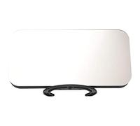 Fuhjythy Digital LED Display Alarm Clock with USB Port Mirrored Electronic Snooze Alarm Clock, Black and Green Letters