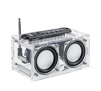Fuhjythy DIY Bluetooth Speaker 87.5-108MHZ FM Radio Stereo DIY Kit Bluetooth Speaker DIY Kit FM Radio Soldering Practice Kit