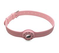 Fuhjythy Dog Collar Holder Cat Collar with 1 Protective Film Silicone Dog Collars for on Cats Dogs Puppies Pink
