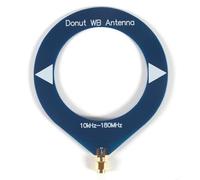 Fuhjythy Donut Broadband Antenna 10kHz-180MHz Receiving Antenna Mini Loop Antenna for Radio Walkie Talkie SDR B