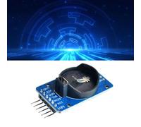 Fuhjythy DS3231 AT24C32 IIC Module Precision Clock Module Memory 3.3V/5V Temperature Sensor As Shown PCB 1 PCS