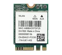 Fuhjythy DW1820 QCNFA344A Wireless Network Card 2.4G+5G Dual-Band Gigabit Bluetooth 4.1 NGFF Network Card Supports 802.11AC