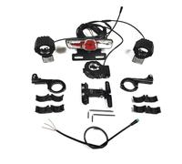 Fuhjythy Electric Bike 12V-72V Dual Headlights Front Rear Turn Signal Light Ebike Conversion Kits DIY Custom Version