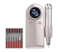 Fuhjythy Electric Nail Drill for Acrylic Gel Nails Manicure Pedicure Polishing Shape Tools for Home Salon Use Multifunctional Easy Install C