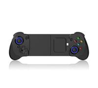 Fuhjythy Esports-Level Game Stretch Controller Wired Transmission Zero Delay Connection Dual Hall Zero Delay Ergonomic Custom Back Keys Custom Adjustable Game Stretch Wired Controller Black