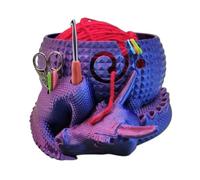 Fuhjythy Fantasy Dragon Egg Yarn Bowl for Knitting, Crochet Yarn Bowl for Knitting, Yarn Storage Organizer Crochet Bowl,