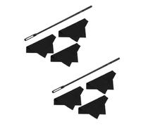 Fuhjythy Flute Cleaning Rod Wind Music Cleaning Tool Cleaning Cloth Set Flute Probe Cleaning Rod+Cloth Rod Length 345mm