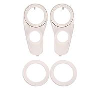 Fuhjythy For 2/3.5/3.8/4 Inch Speakers Car Audio Speaker A-Pillar Modified Three-Way Tweeter Bracket Plastic Washer Gasket