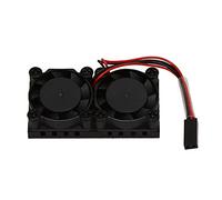 Fuhjythy for 4 Model B Dual Fan with Heat Sink Ultimate Double Cooling Fans Cooler for 4B/3B+