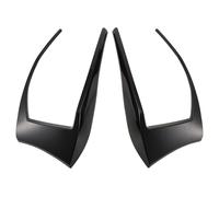 Fuhjythy For -Golf 7 MK7 GTD 2012-2015 Rear Bumper Splitter Canard Fog Lamp Light Air Vent Side Trim Cover Bright Black