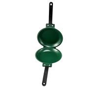 Fuhjythy Frying Pan,Double Side Frying Pan Non-Stick Flip Folding Frying Pan BBQ Stable and Cooking Tool for Home Kitchen