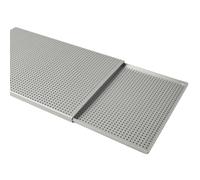 Fuhjythy Hard Anodized Aluminum Baking Tray for Puff Pastry, Anti-Expansion and Punched Design