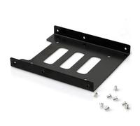 Fuhjythy Hard Disk Bracket 2.5 to 3.5 Hard Disk Cage Hard Disk Bracket Multi-Function Solid State Drive SSD Bracket, Easy to Use