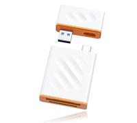 Fuhjythy High Speed Camera 4 in 1 CFexpress Type-B Card Reader USB3.2 10GBps Transfer SD3.0 Card Reader CFExpress B