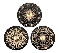 Fuhjythy Incense Holder Kit for Sticks Wood Incense Tray Holder Kit with 9 Hole for Yoga Meditation and Home Decoration Indoor or Outdoor