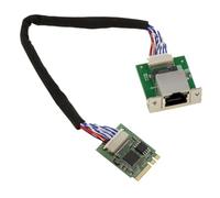 Fuhjythy INFORMATIQUE M2 M.2 NGFF E A Key 2.5 Gigabit RJ45 LAN Ethernet 10 100 1000 1G 2.5G. with I226 SRKTV Chipset