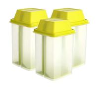 Fuhjythy Jalapeno Pickle Containers Pickle Containers Pickle Container with Strainer Green