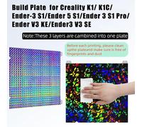 Fuhjythy K1 K1C Build Plate 235x235mm-Build Plate Spring Steel Print Bed for K1/ K1C/-3 S1/ 5 S1/ 3 S1 Pro/B