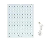 Fuhjythy Lithophane LED Backlight Board Kit CMYK LED Backlight Board forBambulabs 3D Printing Parts 3D Print Lithophane Photo DIY