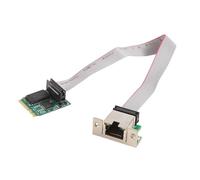 Fuhjythy M.2 A+E KEY 2.5G Ethernet LAN Card RTL8125B Industrial Control Network Card M.2 Gigabit Ethernet Network Card Easy Install Easy to Use